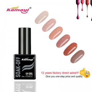 Kamayi LED Gel Vernis À Ongles Pour Art NailThe meilleur prix couleur UV gel vernis Mineral Color Gel UV