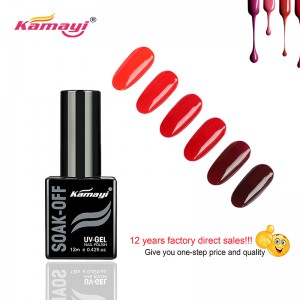 Kamayi 2019 nouveau pas cher professionnel vernis à ongles tremper décoloration UV gel de vernis à ongles